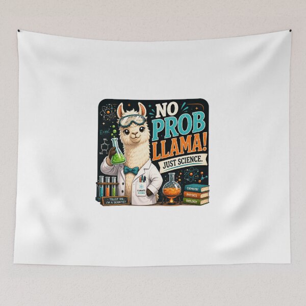 Item preview, Funny Science Teacher Gift | No Probllama STEM Classroom Decor designed and sold by astersgraphics.