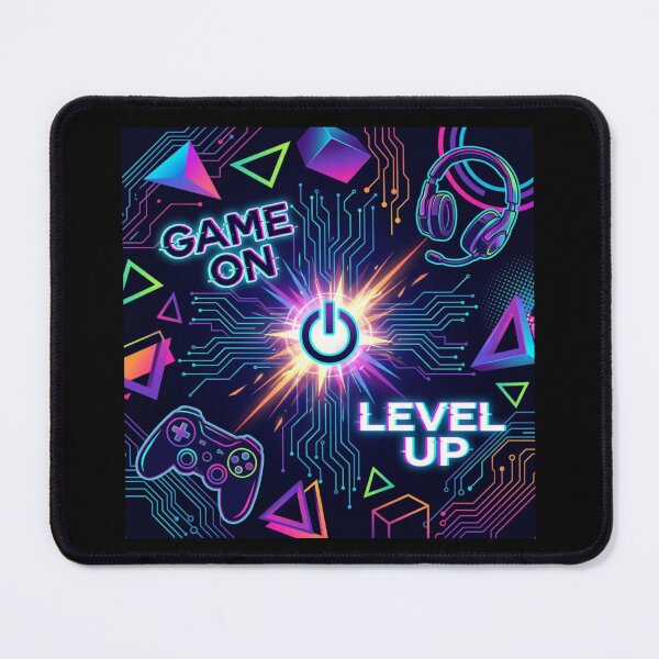 Item preview, game on level up video gamer fans designed and sold by QueenBabble.