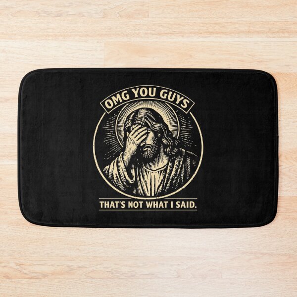 Item preview, OMG You Guys That's Not What I Said Funny Jesus Facepalm Vintage Christian Humor designed and sold by BrownHorse90s.
