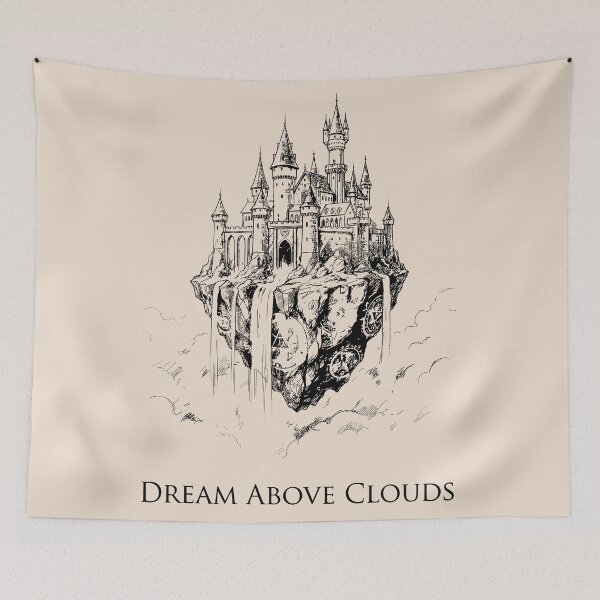 Item preview, Celestial Floating Citadel - Fairytale Castle designed and sold by bapupa.