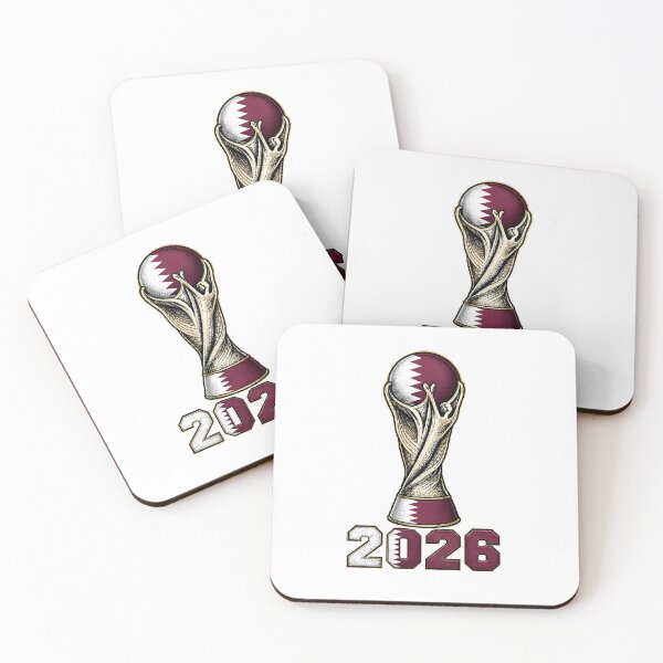Aperçu de l'œuvre Trophée de la Coupe du Qatar 2026 créée et vendue par YOSPACE.