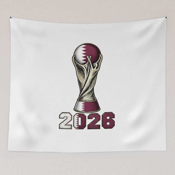 Artikelvorschau, Katar-Pokal 2026 entworfen und verkauft von YOSPACE.