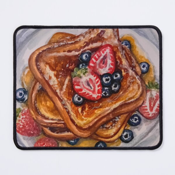 Item preview, Berry Sweet Morning – French Toast Watercolor Art designed and sold by happiartworks .