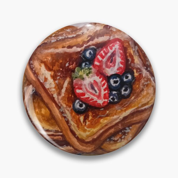Item preview, Berry Sweet Morning – French Toast Watercolor Art designed and sold by happiartworks .