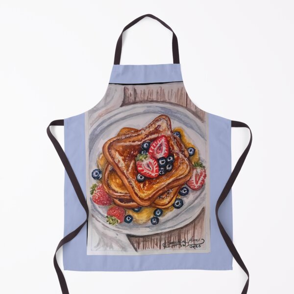 Item preview, Berry Sweet Morning – French Toast Watercolor Art designed and sold by happiartworks .