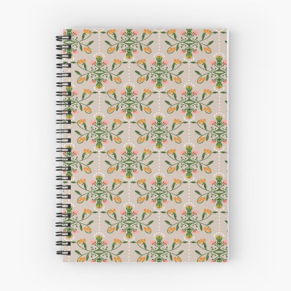 Item preview, Elegant Folk Floral Medallion Pattern in Soft Botanical Colors designed and sold by Almanzart.