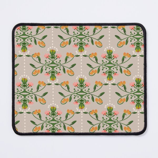 Item preview, Elegant Folk Floral Medallion Pattern in Soft Botanical Colors designed and sold by Almanzart.