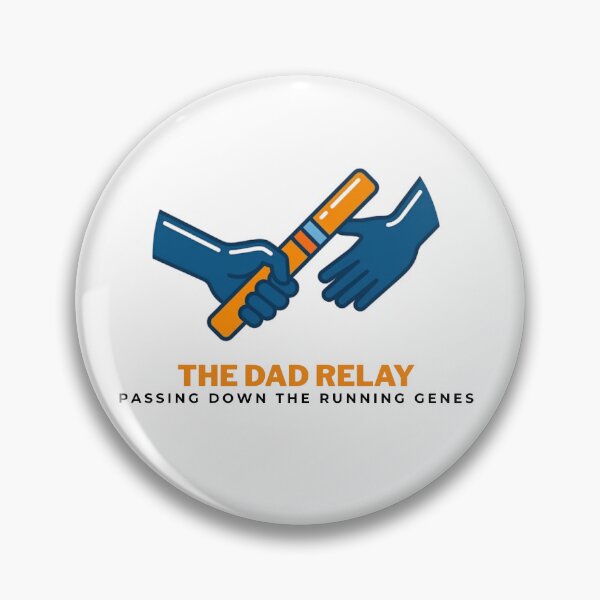 Item preview, The Dad Relay Passing Down Running Genes designed and sold by RunningWhiskers.