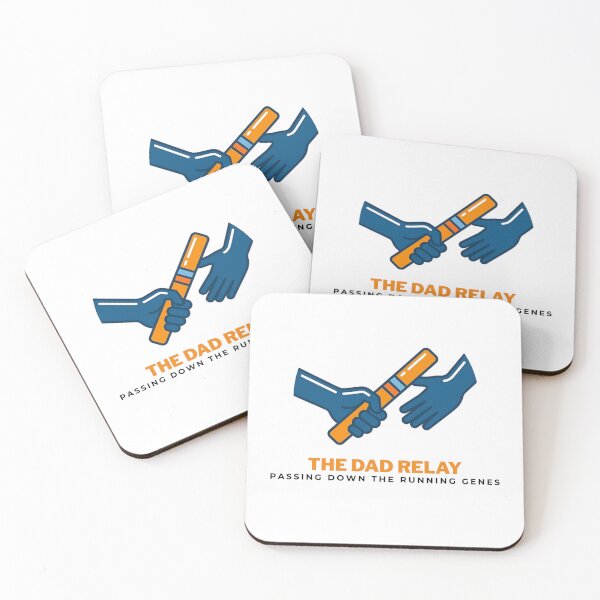 Item preview, The Dad Relay Passing Down Running Genes designed and sold by RunningWhiskers.
