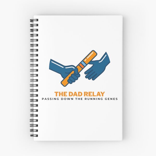 Item preview, The Dad Relay Passing Down Running Genes designed and sold by RunningWhiskers.