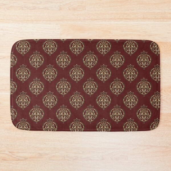 Item preview, Luxury Crimson & Gold Baroque Pattern | Elegant Vintage Royal Ornamental Design designed and sold by Almanzart.