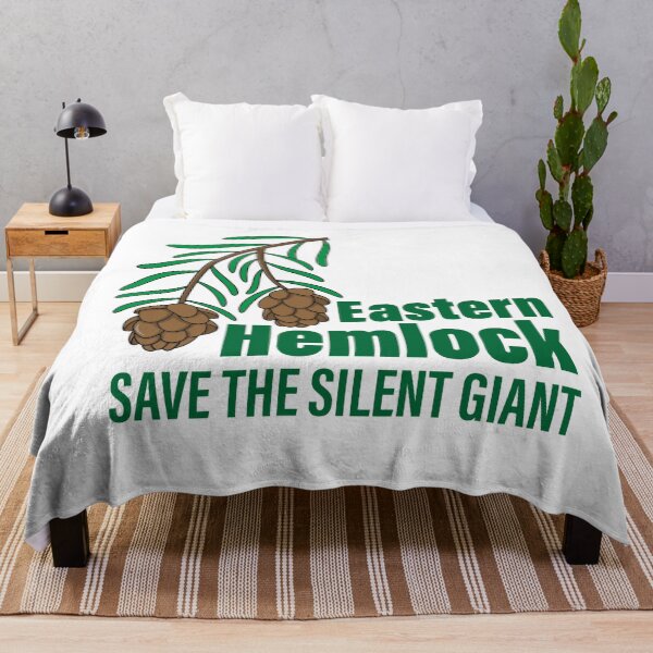 Item preview, Eastern Hemlock Save The Silent Giant – Forest Conservation Nature Lover Design designed and sold by DREEMBLOOM Designs.