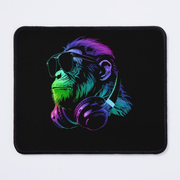 Item preview, Vibrant Gorilla DJ Ape with Shades & Headphones designed and sold by marke770.