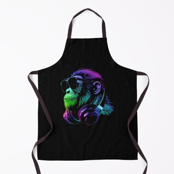 Item preview, Vibrant Gorilla DJ Ape with Shades & Headphones designed and sold by marke770.