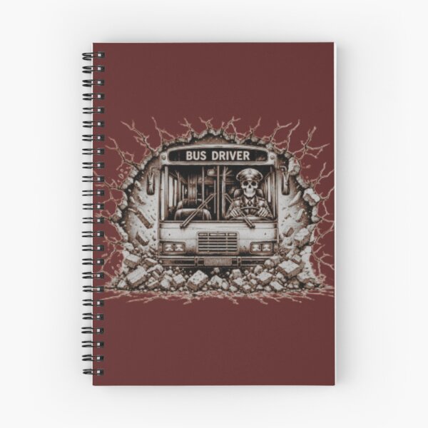 Item preview, Skeleton Bus Driver Breaking Through – Dark Humor Transit Skull Art designed and sold by RAYBIL.