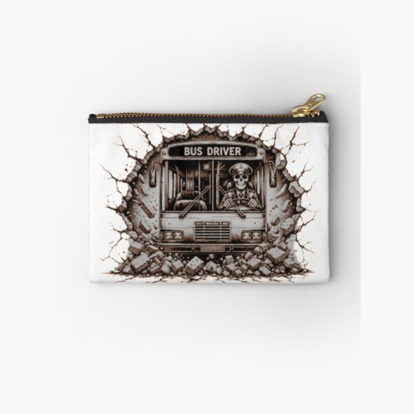 Item preview, Skeleton Bus Driver Breaking Through – Dark Humor Transit Skull Art designed and sold by RAYBIL.