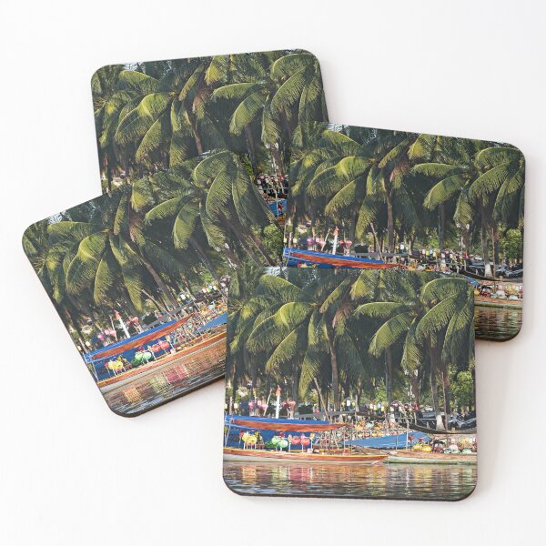 Item preview, Typical boats under Vietnamese coconut trees designed and sold by franck380.