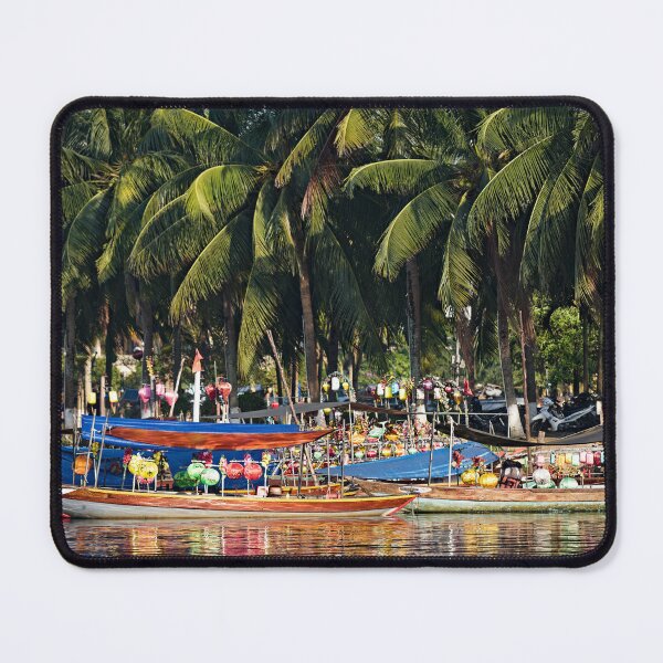 Item preview, Typical boats under Vietnamese coconut trees designed and sold by franck380.