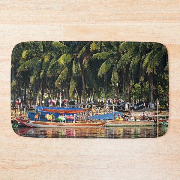 Item preview, Typical boats under Vietnamese coconut trees designed and sold by franck380.
