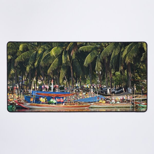 Item preview, Typical boats under Vietnamese coconut trees designed and sold by franck380.