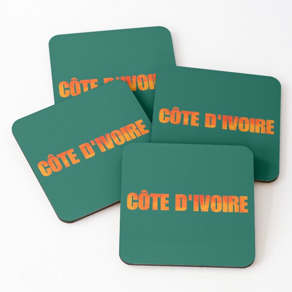 Item preview, Côte d'Ivoire Country geo orange designed and sold by VRedBaller.