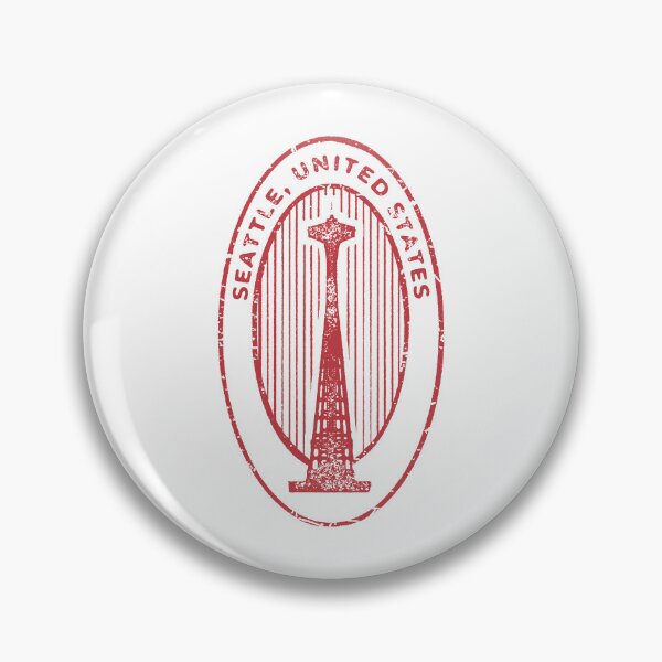 Item preview, Vintage Seattle United States Travel Badge designed and sold by RickTShop.