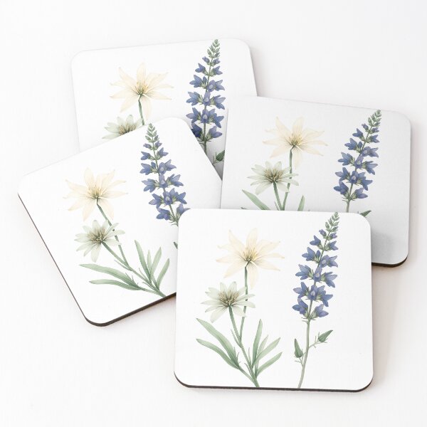 Item preview, Wildflower Botanical Watercolor Art Print designed and sold by Luna-Flow.