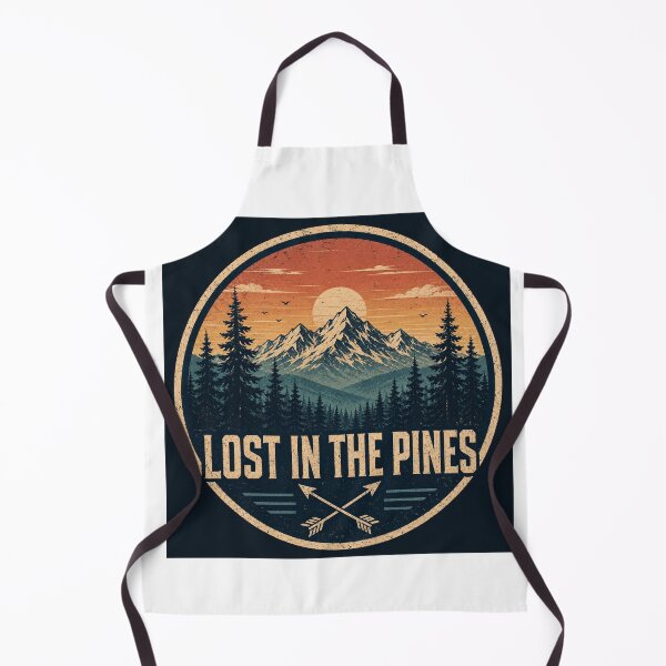 Item preview, Lost in the Pines Vintage Forest Badge designed and sold by InkWanderStudio.