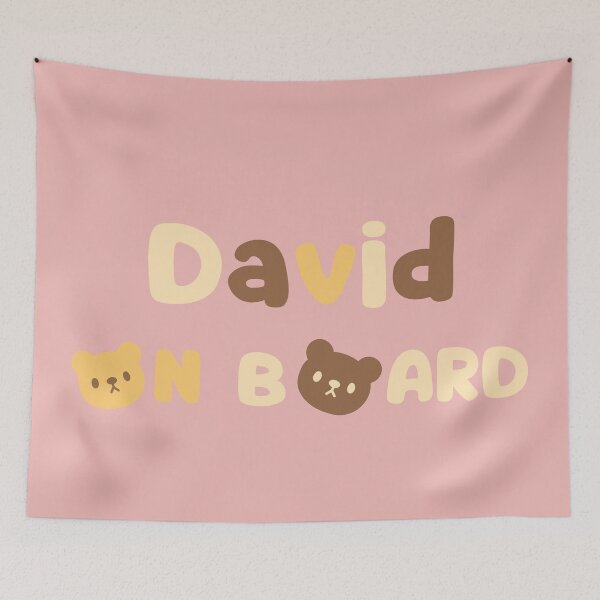 Item preview, Baby David On Board designed and sold by Digit-by-C.