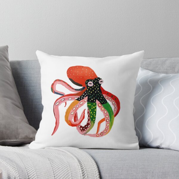 Item preview, Wild Color Octopus designed and sold by SoftCoverLab.