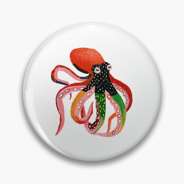 Item preview, Wild Color Octopus designed and sold by SoftCoverLab.