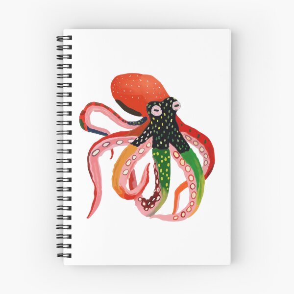 Item preview, Wild Color Octopus designed and sold by SoftCoverLab.