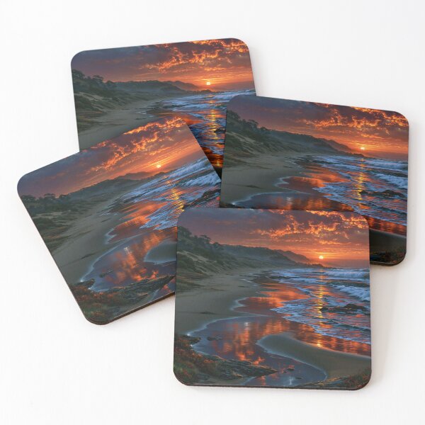 Item preview, Sunset Beach Waves designed and sold by DutteArt.