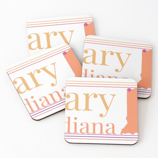 Item preview, Gary Indiana City Marked On Map designed and sold by TheIconSmith.