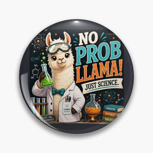 Item preview, Funny Science Teacher Gift | No Probllama STEM Classroom Decor designed and sold by astersgraphics.
