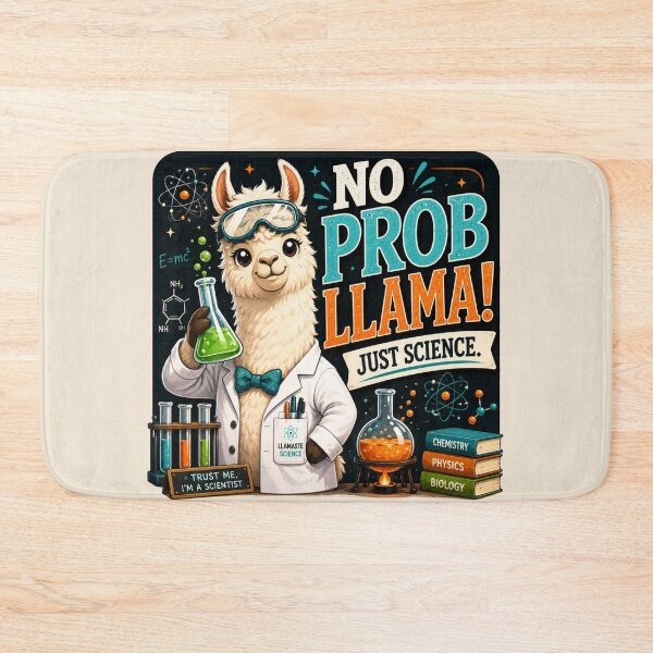 Item preview, Funny Science Teacher Gift | No Probllama STEM Classroom Decor designed and sold by astersgraphics.