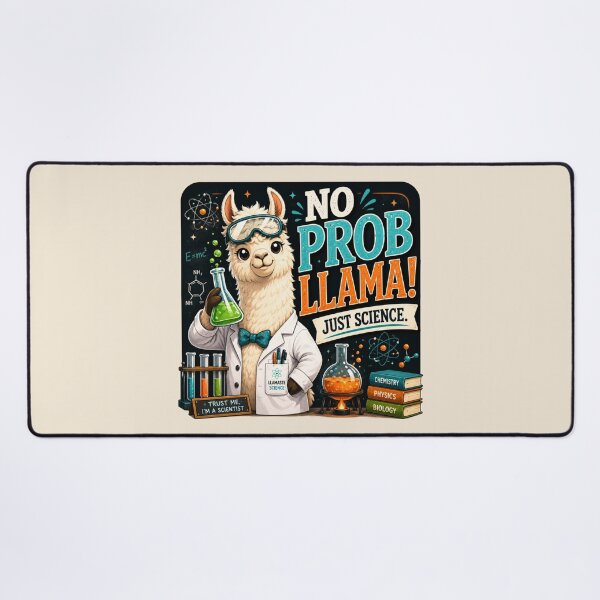 Item preview, Funny Science Teacher Gift | No Probllama STEM Classroom Decor designed and sold by astersgraphics.