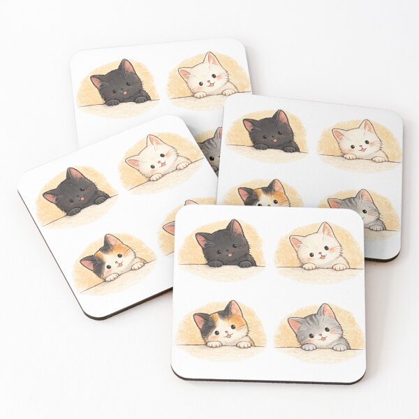 Item preview, Cute Peeking Kittens Collection designed and sold by Ninejoe.