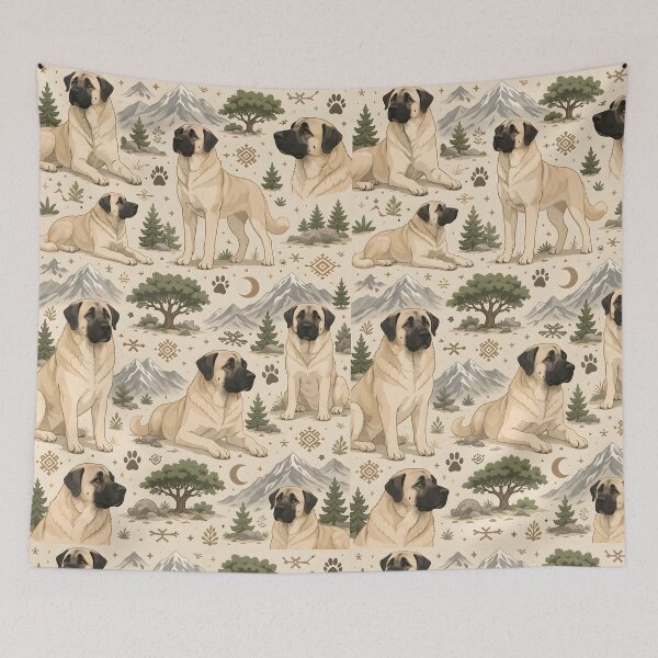 Item preview, Anatolian Shepherd Mountain Spirit Pattern designed and sold by blankTeeShirt.