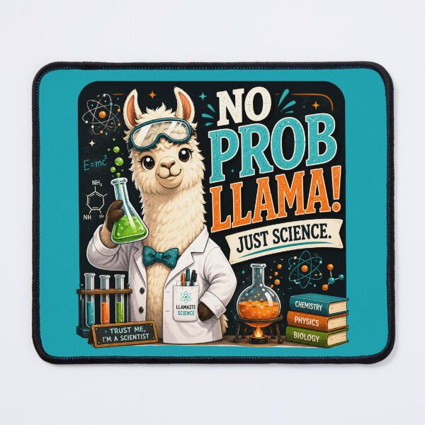 Item preview, Funny Science Teacher Gift | No Probllama STEM Classroom Decor designed and sold by astersgraphics.