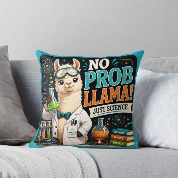 Item preview, Funny Science Teacher Gift | No Probllama STEM Classroom Decor designed and sold by astersgraphics.