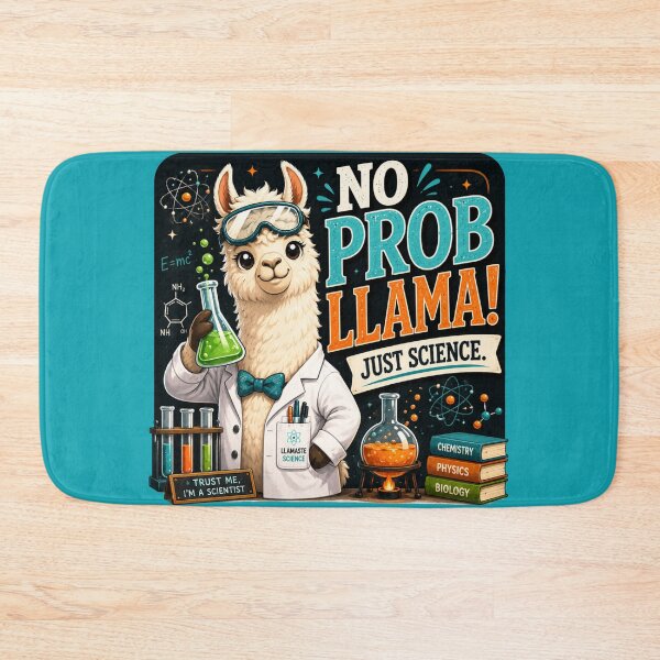 Item preview, Funny Science Teacher Gift | No Probllama STEM Classroom Decor designed and sold by astersgraphics.