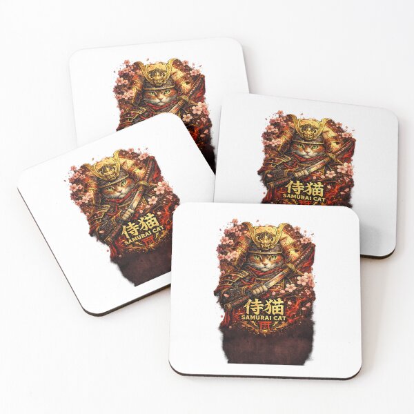 Item preview, Samurai cat designed and sold by Yog777.