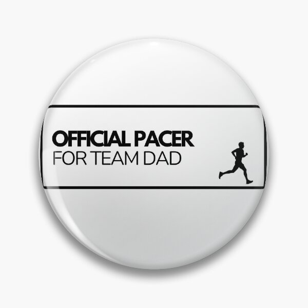 Item preview, Official Pacer for Team Dad Funny Running Father designed and sold by RunningWhiskers.