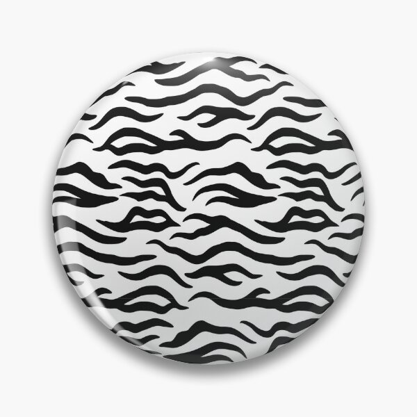 Item preview, White and Black tiger print designed and sold by pattern-archive.