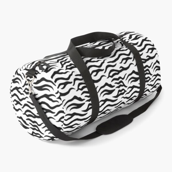 Item preview, White and Black tiger print designed and sold by pattern-archive.