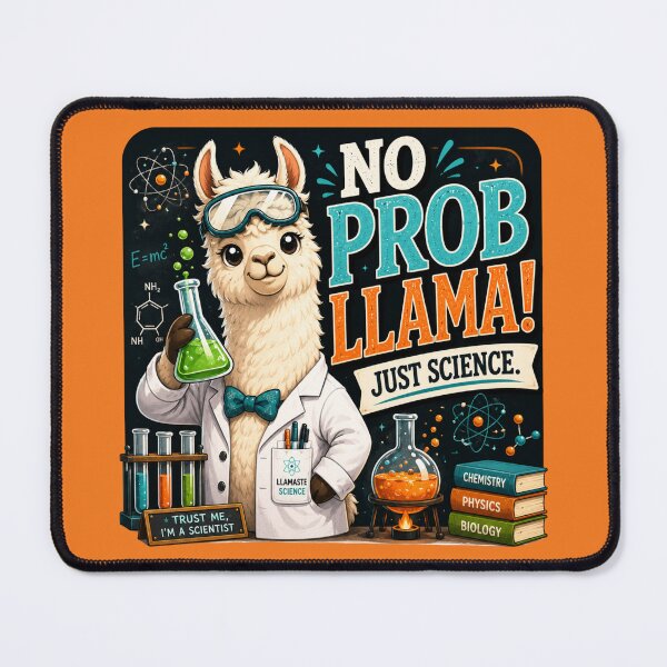 Item preview, Funny Science Teacher Gift | No Probllama STEM Classroom Decor designed and sold by astersgraphics.