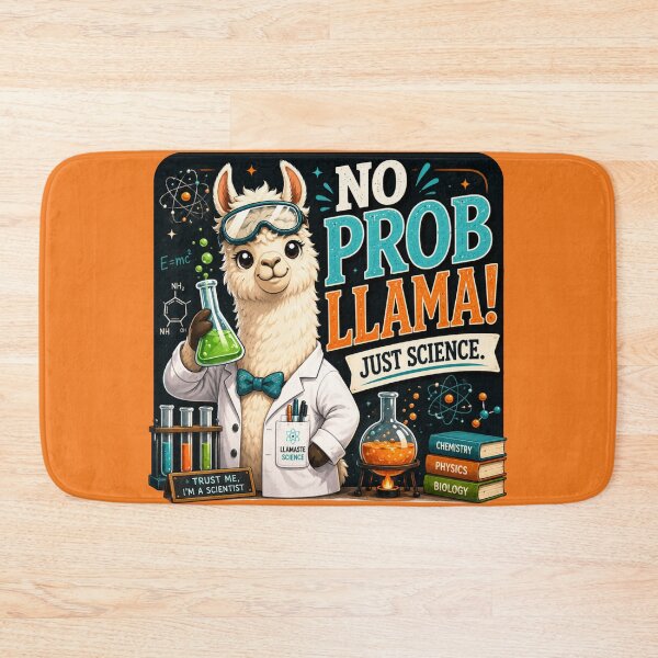 Item preview, Funny Science Teacher Gift | No Probllama STEM Classroom Decor designed and sold by astersgraphics.