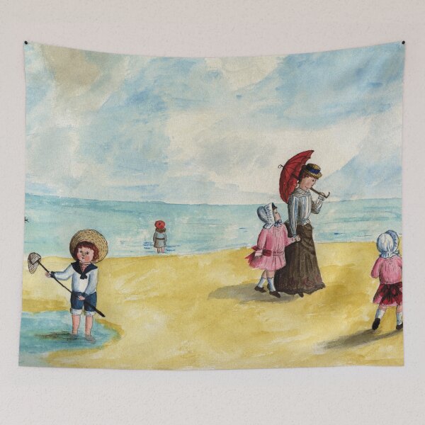 Item preview, Beside the sea, painted by May Chatteris Fisher designed and sold by TerryKerrImages.