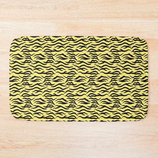 Item preview, Yellow and Black tiger print designed and sold by pattern-archive.